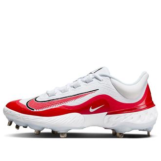 Nike Alpha Huarache Elite 4 Low White University Red FD2745-105