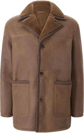 Etro Giacca in pelle - - Jackets - Uomo - Marrone - XL
