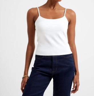 French Connection Roy Cami Top In Summer White