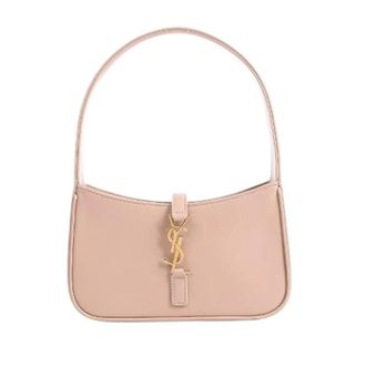 Saint Laurent Pre-owned Shoulder Bags, female, Pink, Size: ONE SIZE Pre-owned Le 5 &agrave; 7 Mini Hobo bag