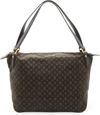 Louis Vuitton Brown Dark Brown Fusain Canvas Shoulder Bag Tote Bag (Pre-Owned)