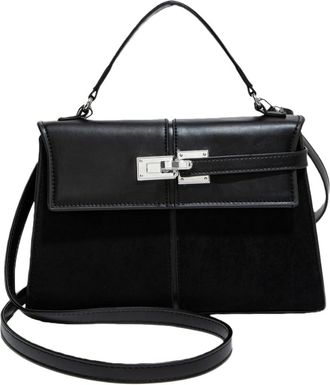 Generic Womens Handbag Fashion Design High-end Versatile Light Luxury One-shoulder Crossbody Bag(black,A)