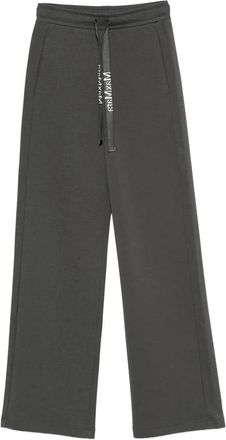 Max Mara Smmbali Broek - Dames - Wijde Broeken - Grijs - XS - Katoen - Broeken