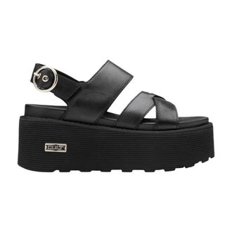 Cult Nancy Sandal - female - Cult - Flat Sandals - Black - 4 UK - Shoes