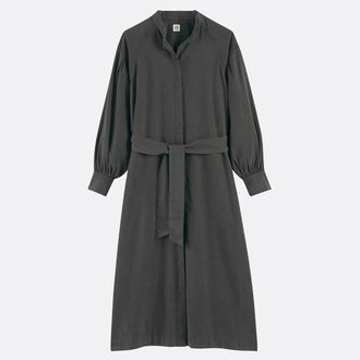 La Redoute Collections Lange, uitlopende jurk, lange mouwen