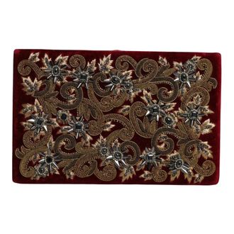 Dolce & Gabbana Tassen, Dames, Veelkleurig, ONE Size, Katoen, Clutch Miniature Portemonnee Tas