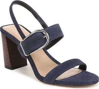 Veronica Beard Gaela Slingback Sandal in Navy at Nordstrom, Size 7.5