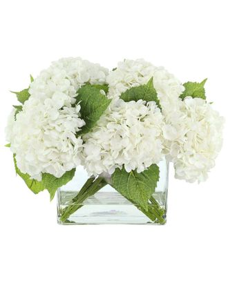 Creative Displays Inc. Real Touch Hydrangea In Glass Vase