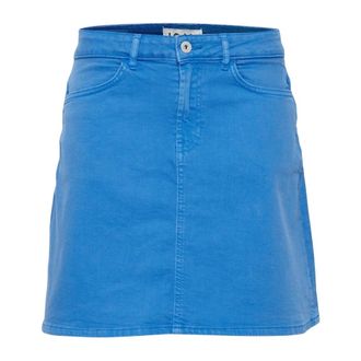 Ichi Faldas - Skirts - Mujer - Azul - S
