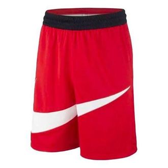 Nike Large Logo Breathable Sport Casual Shorts Mens Red BV9386-657