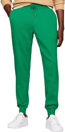 Tommy Hilfiger Men Joggers Flag Logo Sweatpants, Green (Olympic Green), XL