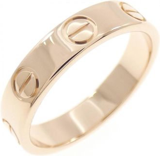 Cartier Love Pink Gold (18K) Band Ring (Pre-Owned)