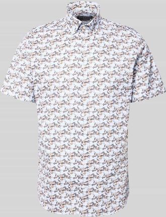 Olymp Regular Fit Freizeithemd mit Kentkragen in Weiss, Gr&ouml;&szlig;e 39