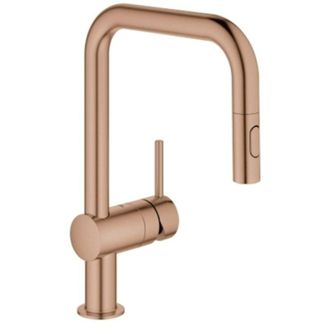 GROHE Mezclador Monomando De Fregadero Grohe Minta, Ca&ntilde;o En U, Con