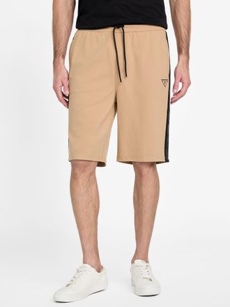 Guess Ismael Logo-Tape Color-Block Shorts