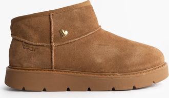 Skechers 167848/csnt Keepsakes Cozy - Mini Womens Boots Chestnut - Brown Leather - Size UK 5.5