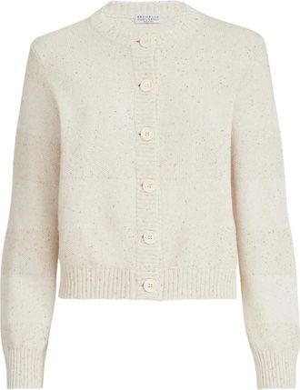 Brunello Cucinelli Cardigan con bottoni - Toni neutri