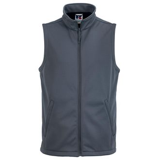 Russell Athletic Mens Smart Softshell Gilet (Convoy Grey) - Dark Grey - Size X-Small