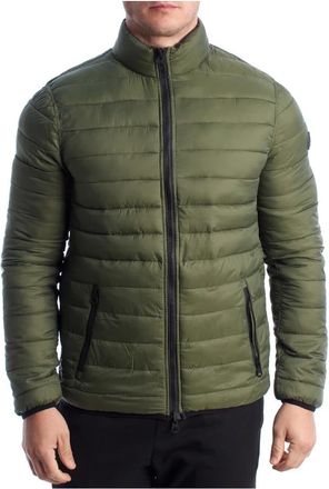 U.S.Polo Association Omkeerbaar gewatteerd jack - Heren - Winterjassen - Blauw - L - Leer - Jassen