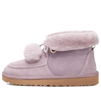 UGG (WMNS) UGG Kyrina Bow Pom Pink Purple 1125390-SHAD