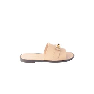 Dolce & Gabbana Men Sandals - male - Dolce & Gabbana - Sliders - Beige - 10 UK - Shoes