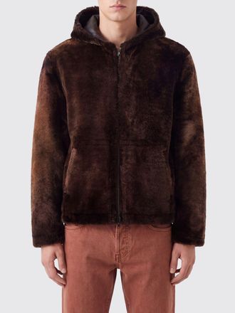 Salvatore Santoro Cappotto reversibile in pelle ovina liscia e pelliccia