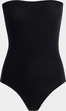 Commando Ballet Strapless Microfiber Thong Bodysuit
