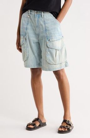 R13 Relaxed Multipocket Denim Shorts in Lennon Blue at Nordstrom Rack, Size 30