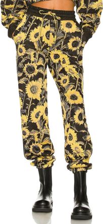 Twenty Montreal Sunflower Hyperreality Sweatpants In Black