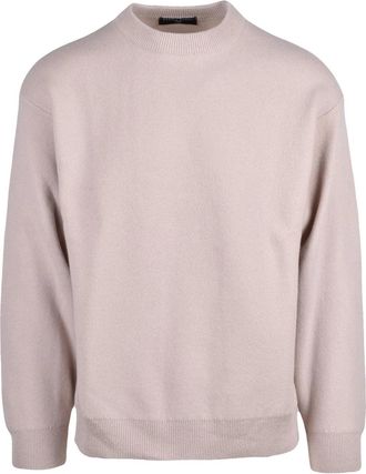 Daniele Fiesoli Crew Neck Pullover In Extrafine Virgin Merino Wool