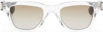 Saint Laurent Eyewear Occhiali da sole squadrati - Bianco