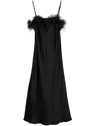オールインワン・サロペット Antonelli Satin Evening Dress With Deep Neckline Antonelli Satin Evening Dress With Deep Neckline from