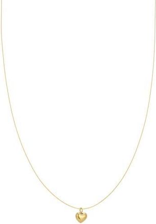 Adornia 18K Gold Plated Sterling Silver Heart Pendant Necklace at Nordstrom Rack
