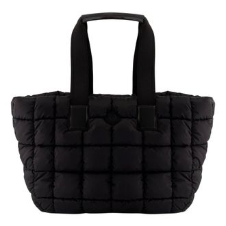 Moncler Shopping Bags, female, Black, ONE SIZE, Black Caradoc Tote Bag