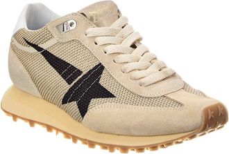 Golden Goose Marathon Suede & Canvas Sneaker