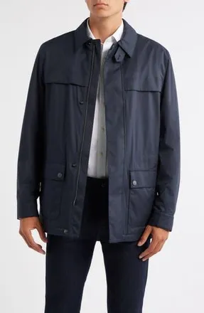 Canali Nuvola Maestrale Technical Field Jacket in Navy at Nordstrom Rack, Size 56