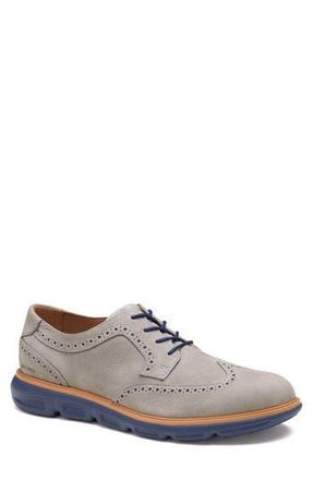 Johnston & Murphy Larkin Wingtip Derby in Gray Nubuck at Nordstrom Rack, Size 10.5