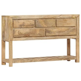 vidaXL Aparador 120x30x75 Cm Madera Maciza De Mango Vidaxl