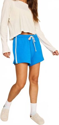 Strut-This Womens Rugby Short In Electric Blue