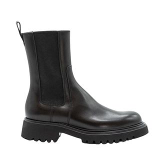 Guglielmo Rotta Schoenen, Dames, Zwart, 40 EU, Leer, Chelsea Boots