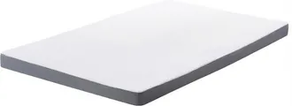 Beliani Beliani - Colch&oacute;n De Poli&eacute;ster Blanco Funda Extra&iacute;ble Con Cremallera 80 X 200 Cm Piccolo