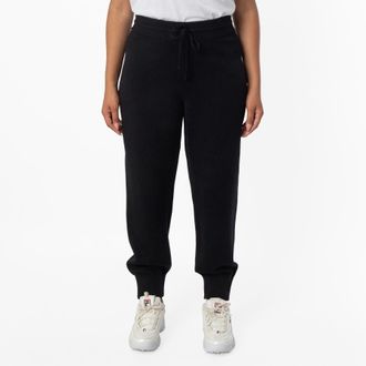 Burberry Logo Embroidered Knitted Track Pants, Size XX-Small