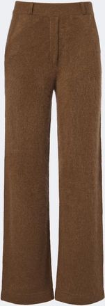 Dorothee Schumacher Fluffy Statements wool-blend wide-leg pants