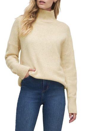 Favorite Daughter The Maddie Turtleneck Cashmere Sweater in Oatmeal at Nordstrom, Size X-Small