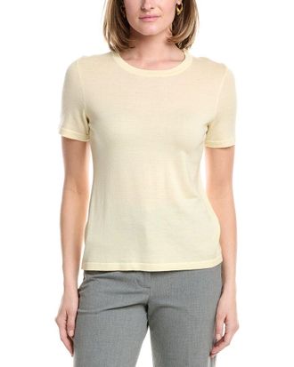 Anne Klein Luxe Washable Merino Wool T-Shirt