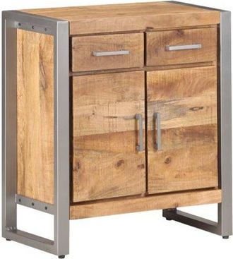 vidaXL Aparador De Madera De Mango Rugosa 60x35x72 Cm Vidaxl