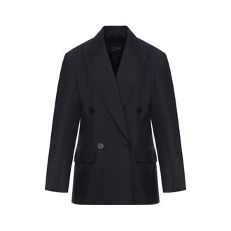 Seafarer Blazers, female, Black, Size: 2XS Double-Breasted Blazer