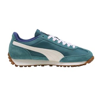 Puma Heren Easy Rider Vintage Leren Lage Sneakers (Emerald/Wit)
