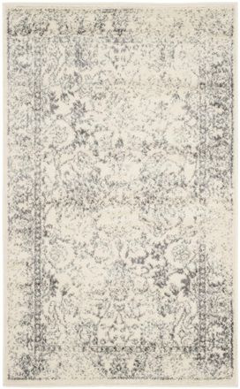 Safavieh Alfombra marfil/plata 76 x 366 cm