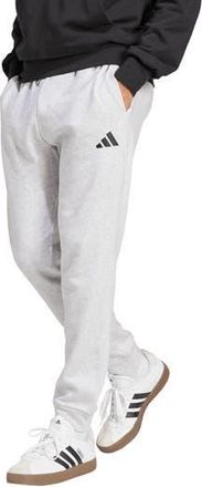 adidas Essentials Feelcozy Fleece Pants in Light Grey Heather/Black at Nordstrom Rack, Size Xx-Large